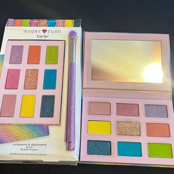 Tarte Sunbeams And & Daydreams Eyeshadow Palette Set W Brush New - Picture 1 of 6